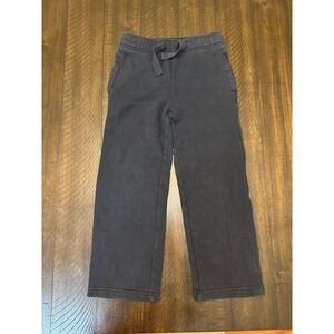 Gymboree Navy Blue Fleece Sweatpants Straight Leg Drawstring Size 6 Boys
